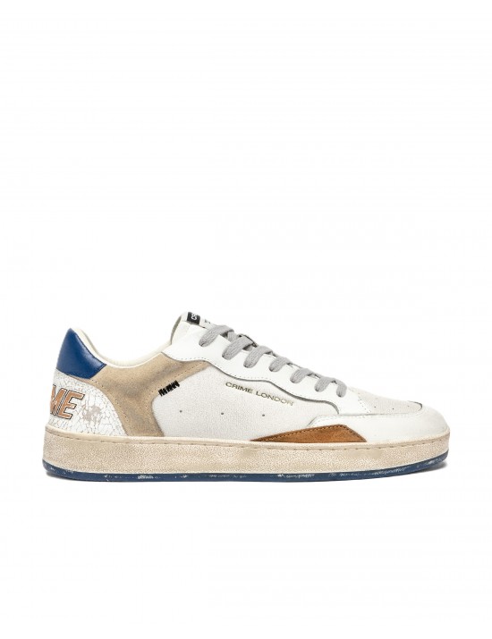 scarpe crime london UOMO BIANCHE - 11201AA8.10 vista laterale