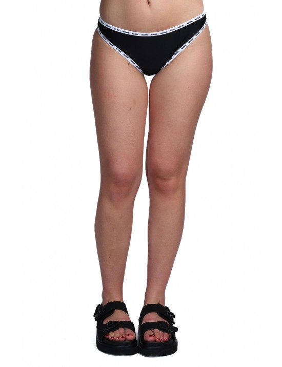 costume a slip moschino DONNA NERO 0555 - V2A5905 - 9402 vista frontale