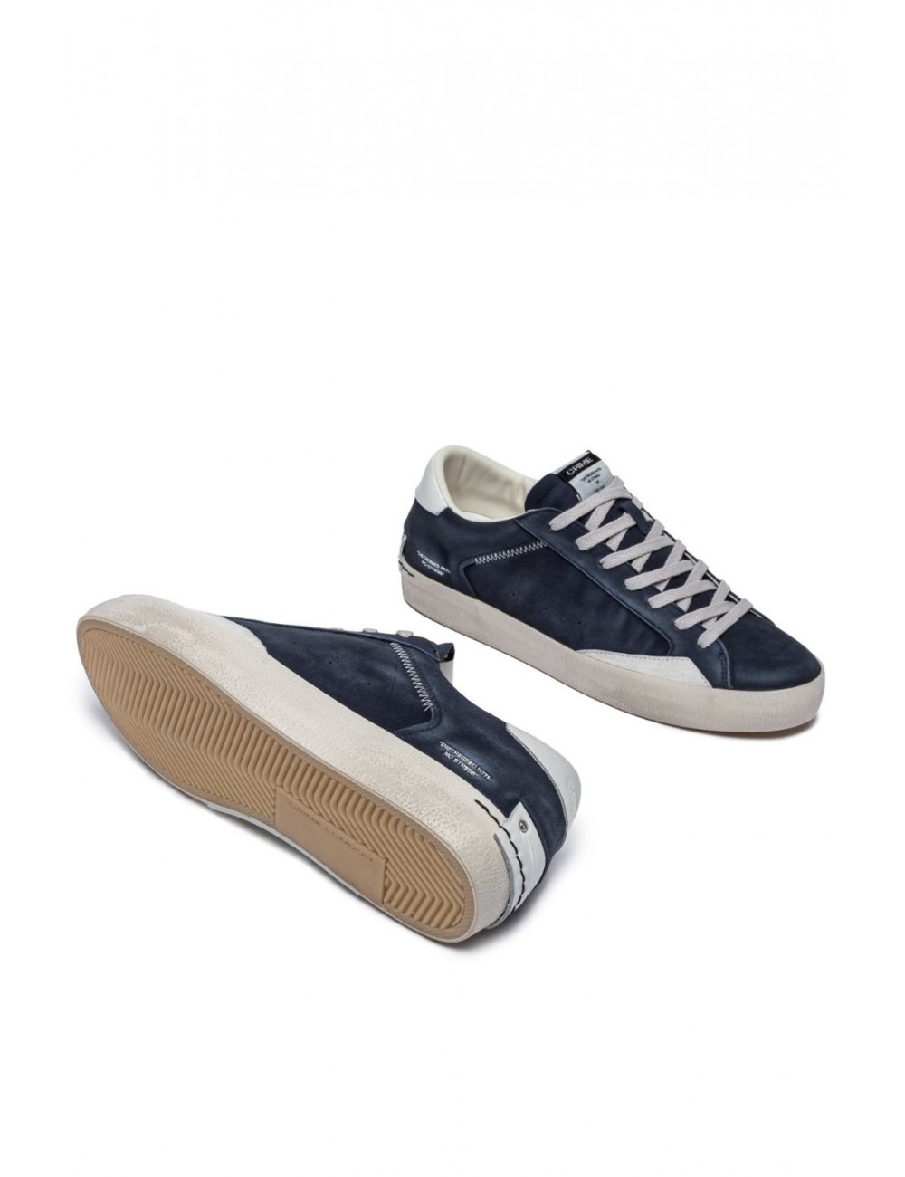 scarpe crime london UOMO BLU - 14007PP7.40 vista dettaglio 2