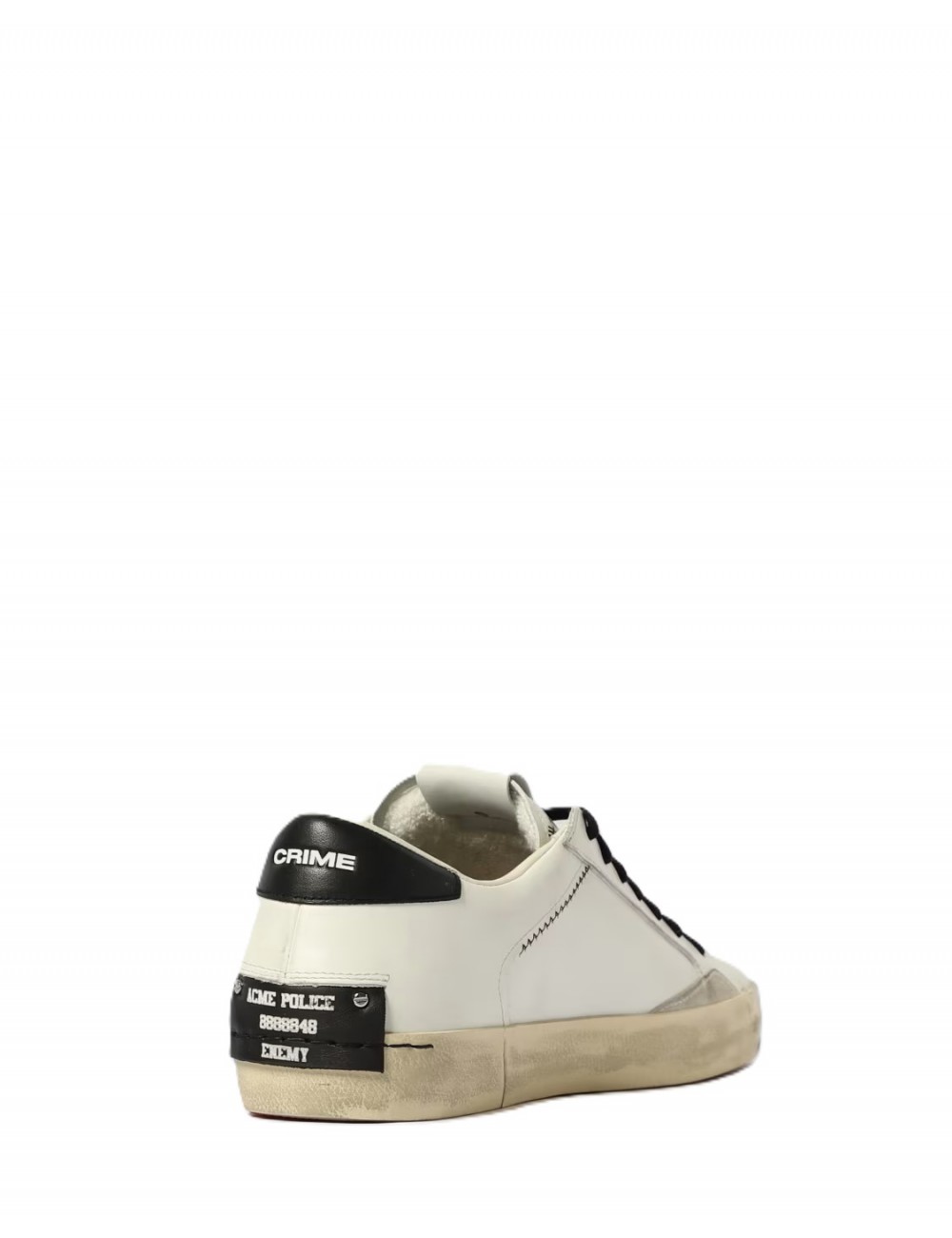 scarpe crime london UOMO BIANCHE - 77008AA8.10 vista posteriore