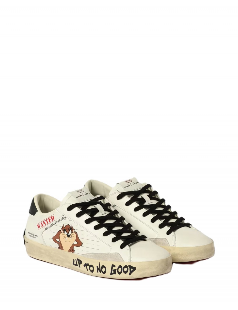 scarpe crime london UOMO BIANCHE - 77008AA8.10 vista frontale
