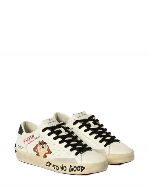 scarpe crime london UOMO BIANCHE - 77008AA8.10 vista frontale