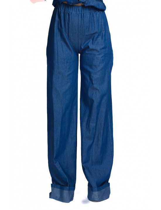 pantalone kostumn°1 DONNA BLU - KE2689 vista frontale