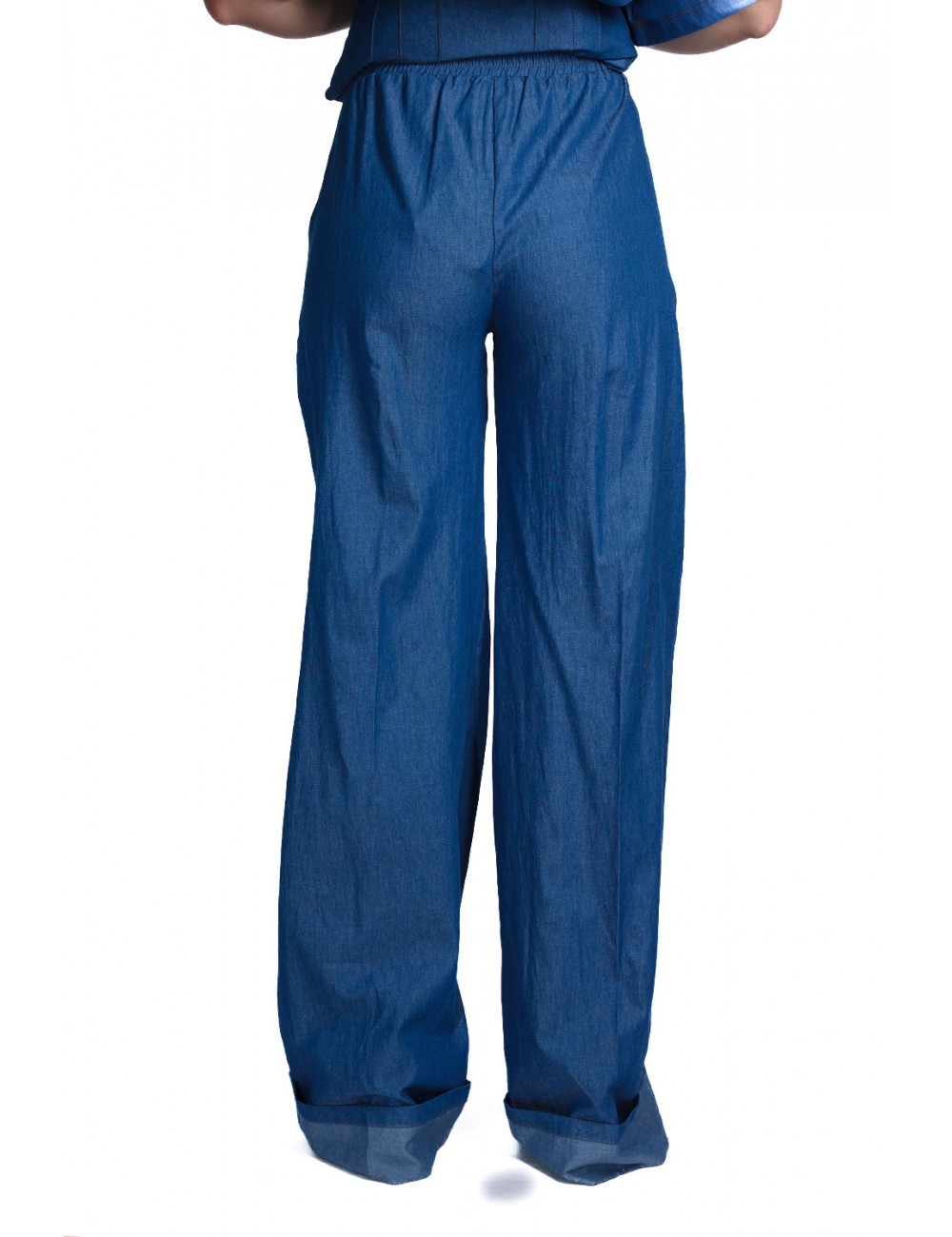 pantalone kostumn°1 DONNA BLU - KE2689 vista posteriore