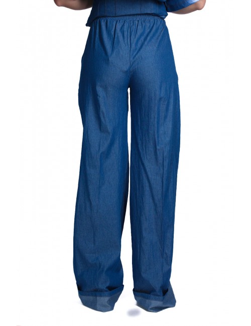 pantalone kostumn°1 DONNA BLU - KE2689 vista posteriore