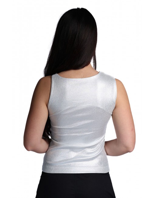canotta jijil DONNA 0022 ARGENTO - JPE26CN128 vista frontale