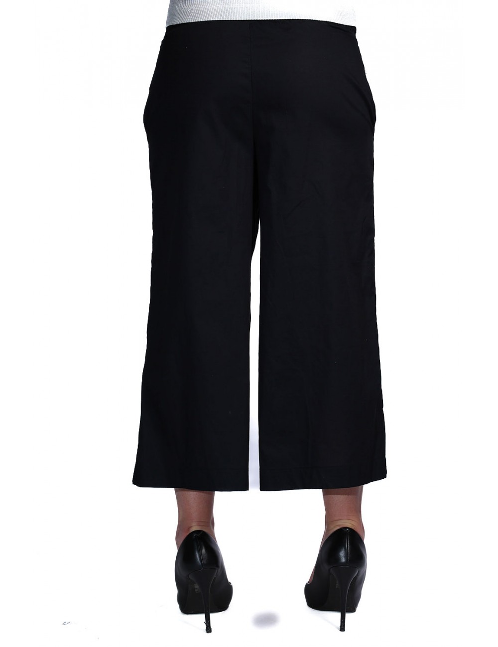 pantalone culotte jijil DONNA 0002 NERO - JPE26PA024 vista posteriore