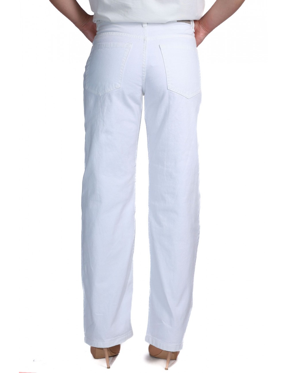 jeans jijil DONNA 0001 BIANCO - JPE26PJ090 vista posteriore