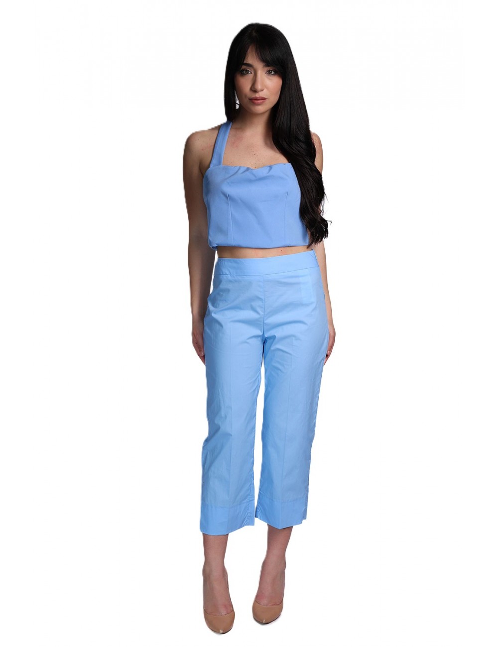 top kostumn°1 DONNA AZZURRO JEANS - KE2699  vista completo frontale