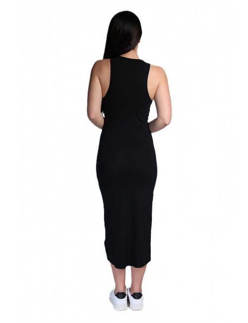 abito midi moschino DONNA NERO 0555 - V6A8902 - 4410 vista posteriore