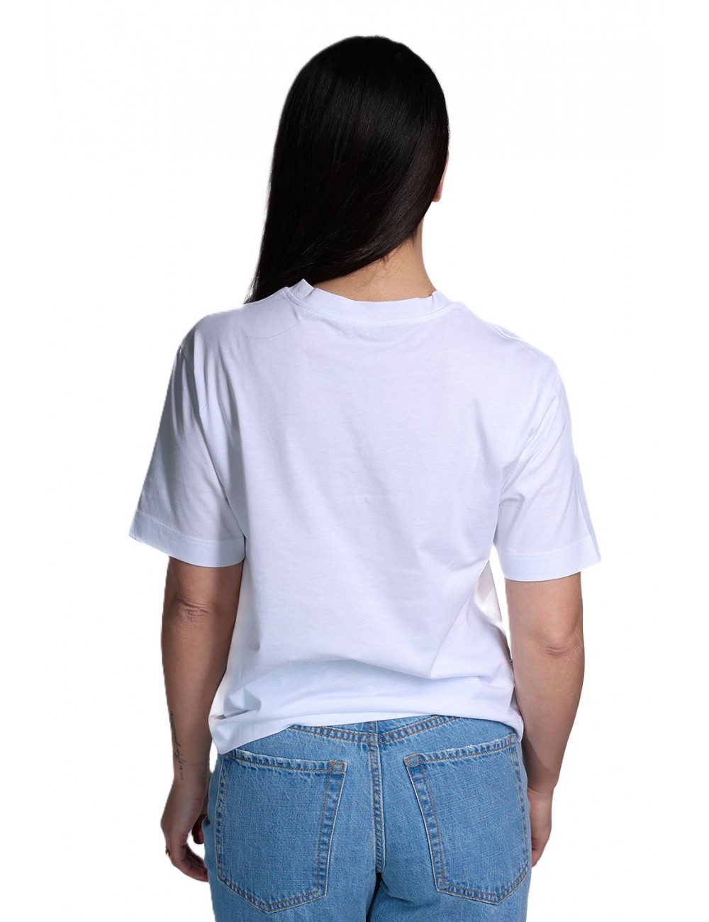 t-shirt jijil DONNA 0001 BIANCA - JPE25TS229 vista frontale