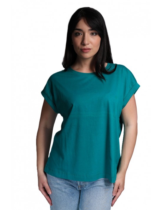 t-shirt jijil DONNA VERDE 1021 LAGUNA - JPE25TS336 vista frontale