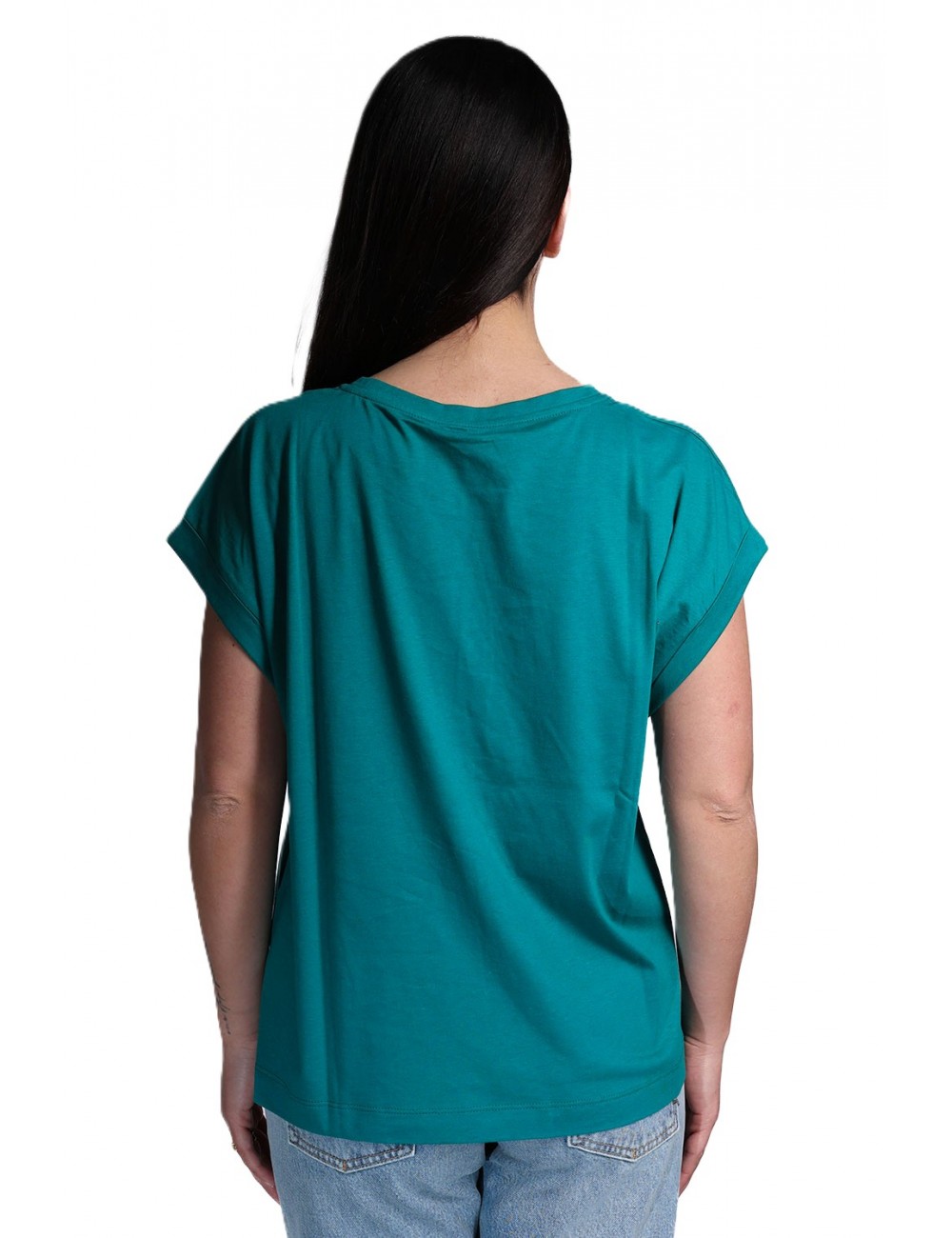 t-shirt jijil DONNA VERDE 1021 LAGUNA - JPE25TS336 vista frontale