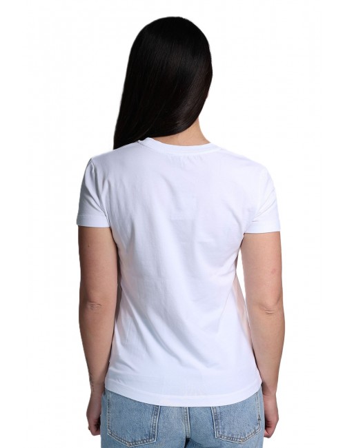 t-shirt moschino DONNA BIANCA 0001 - V6A0701 - 4410 vista posteriore