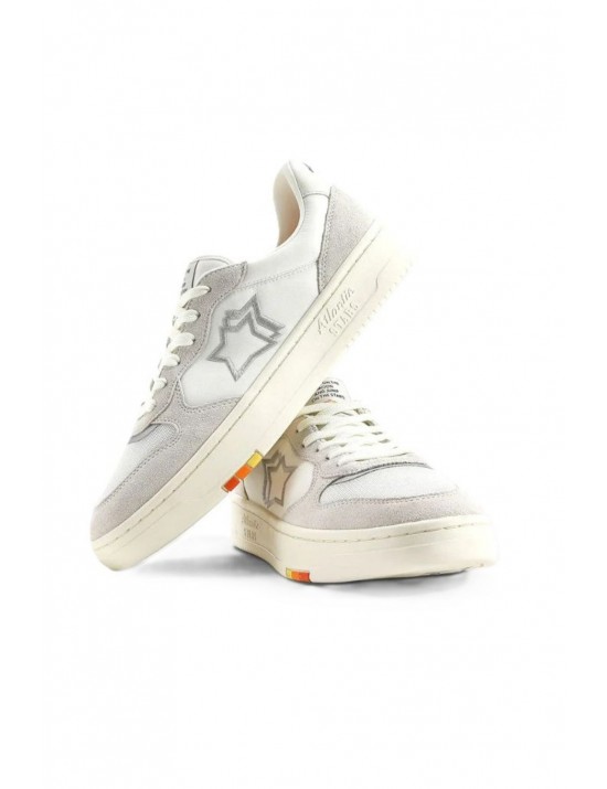scarpe atlantic stars UOMO 0100 WHITE - BALT2020 - BALTIMORA vista laterale