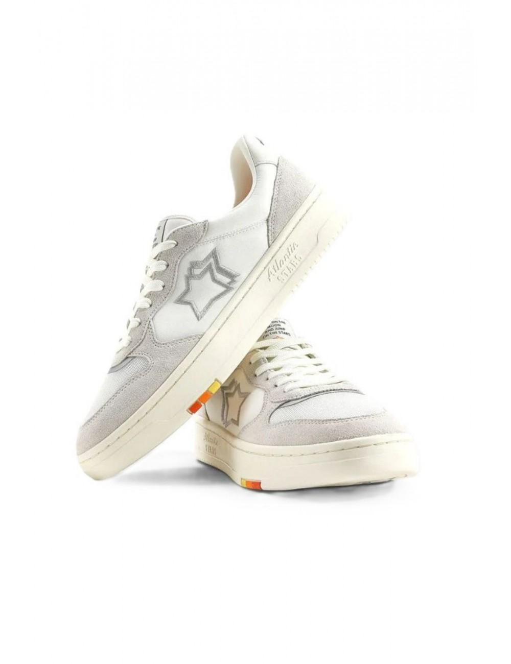 scarpe atlantic stars UOMO 0100 WHITE - BALT2020 - BALTIMORA vista frontale 2