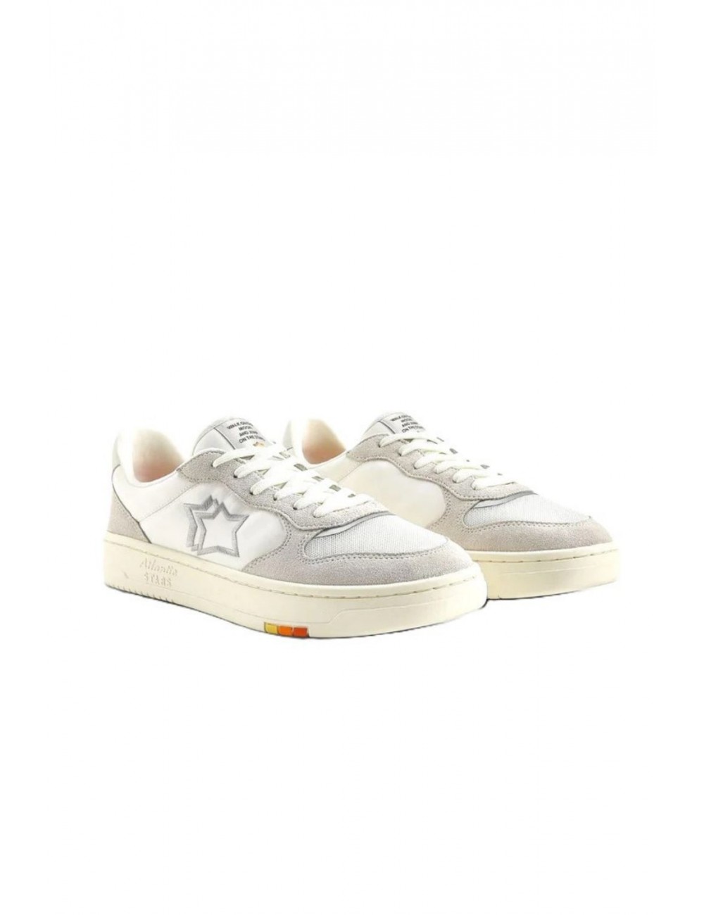 scarpe atlantic stars UOMO 0100 WHITE - BALT2020 - BALTIMORA vista frontale