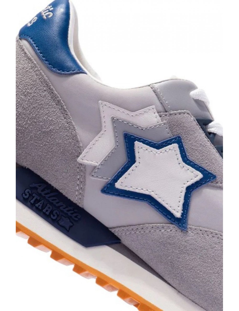 scarpe atlantic stars UOMO 0111 WHITE E GREY - DRAC1010 - DRACO vista dettaglio