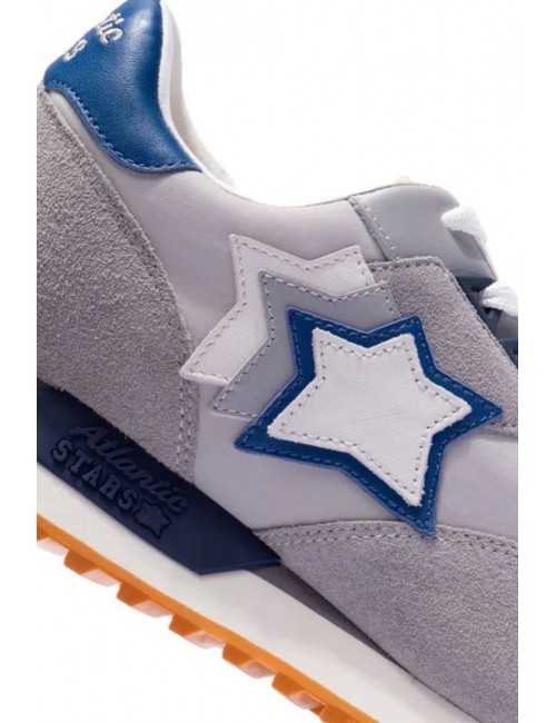 scarpe atlantic stars UOMO 0111 WHITE E GREY - DRAC1010 - DRACO vista dettaglio