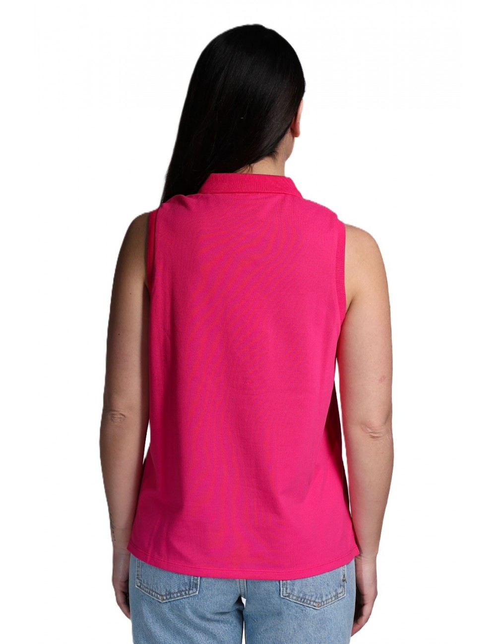 polo sun68 DONNA 20 FUXIA - A35203 vista posteriore