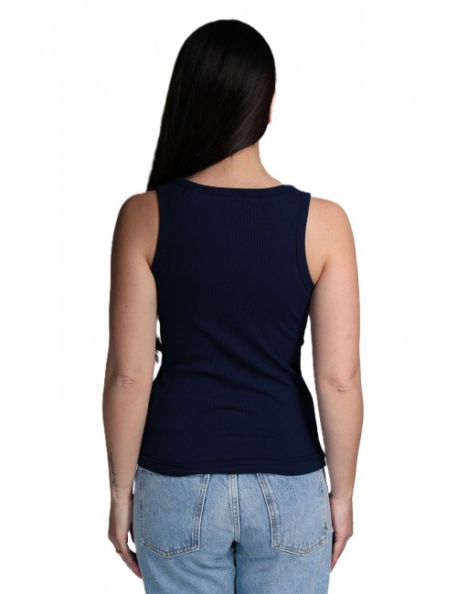 canotta guess DONNA BLU G7HR - V4YP06K8RT2 vista posteriore indossata