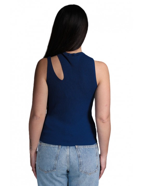 canotta jijil DONNA 0370 BLU MARINE - JPE25MK275 vista frontale