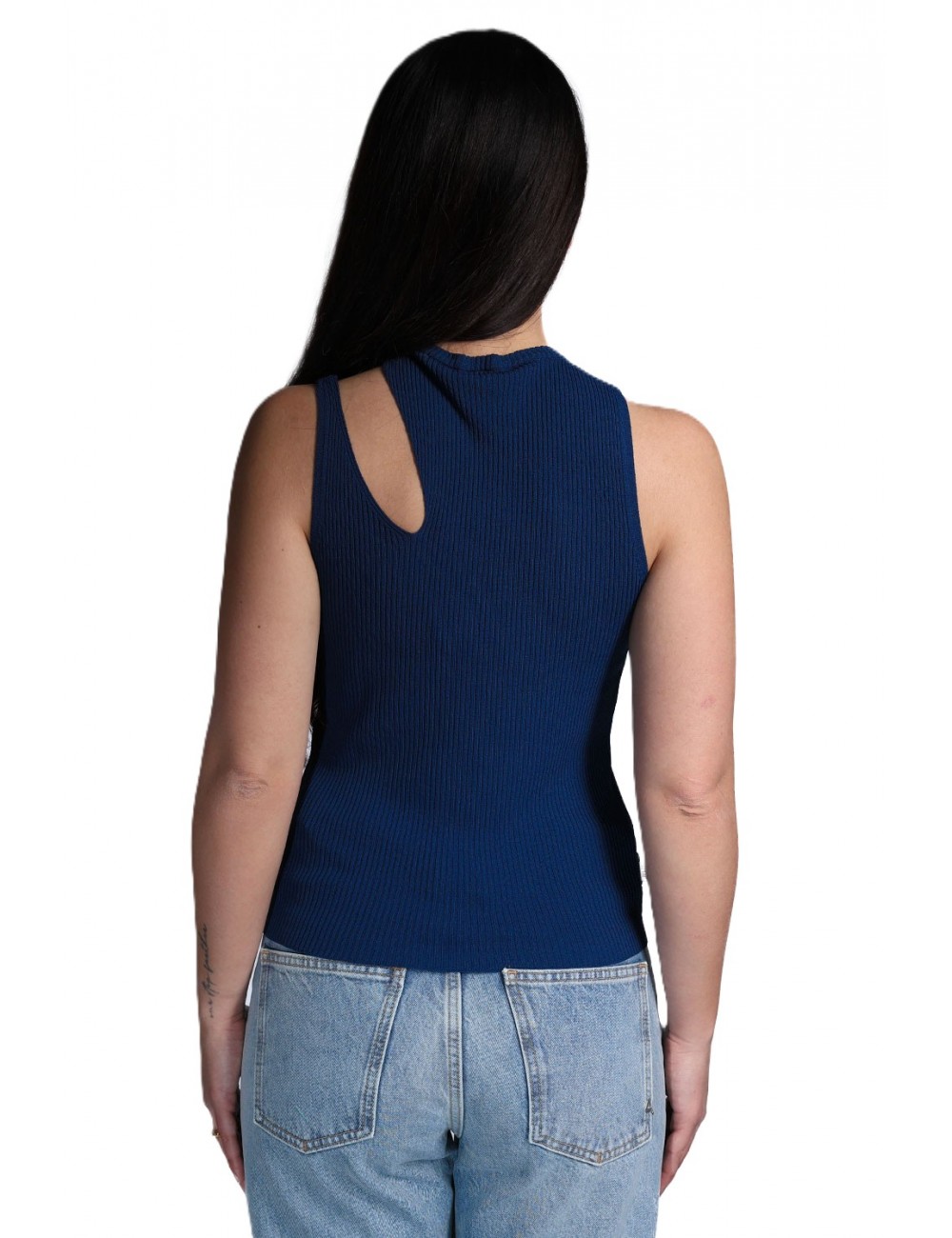 canotta jijil DONNA 0370 BLU MARINE - JPE25MK275 vista posteriore