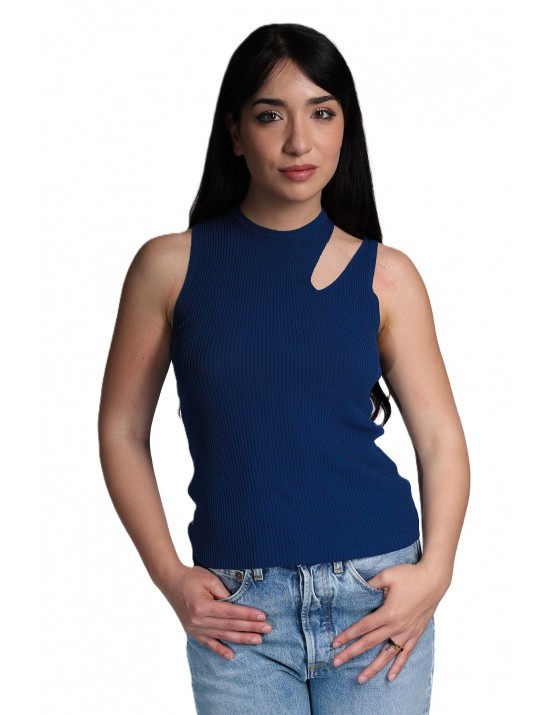 canotta jijil DONNA 0370 BLU MARINE - JPE25MK275 vista frontale