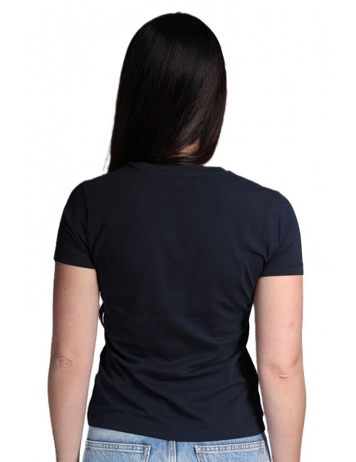t-shirt peuterey DONNA BLU 215 - MENTA 04 - PED5664 vista posteriore
