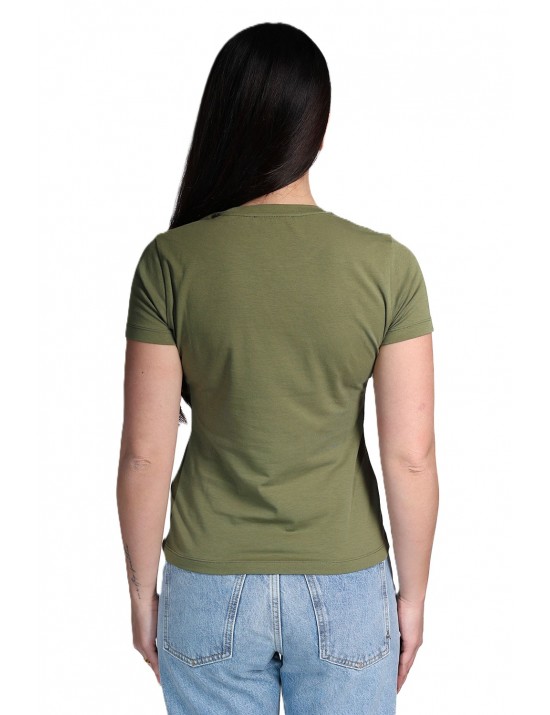 t-shirt peuterey DONNA VERDE 471 - MENTA 04 - PED5664 vista frontale