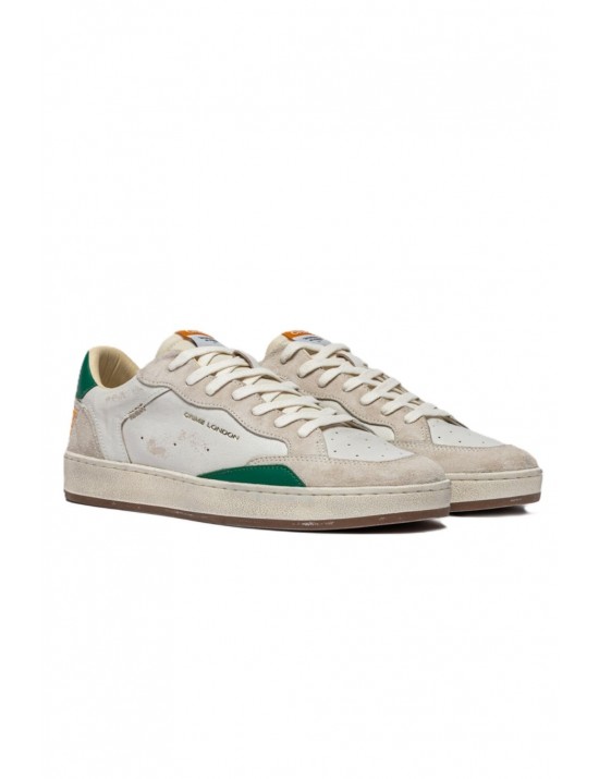 scarpe crime london UOMO BIANCHE - CHELSEA - 14200PP7.10 vista laterale