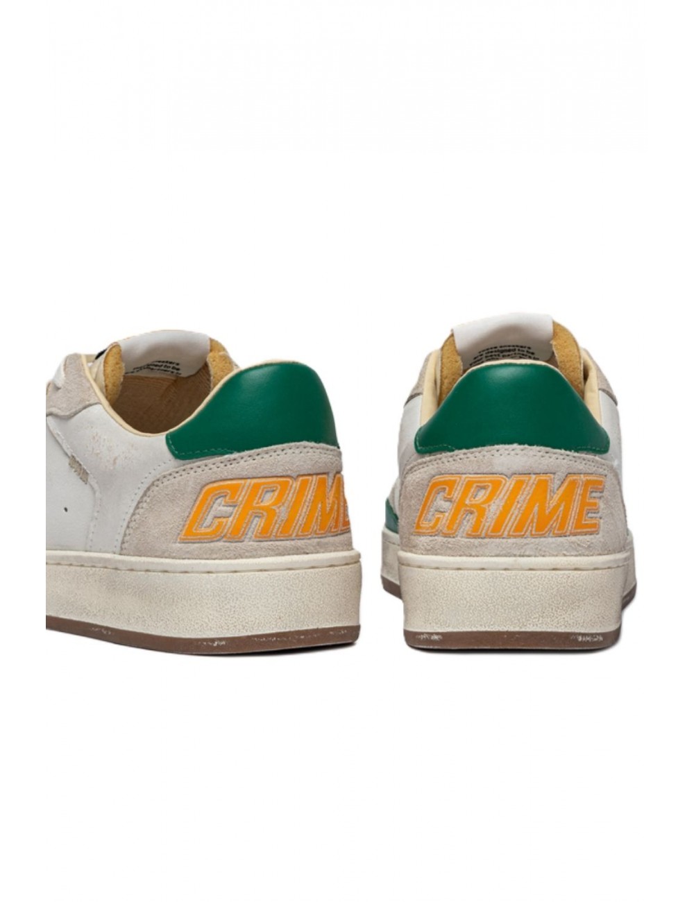 scarpe crime london UOMO BIANCHE - CHELSEA - 14200PP7.10 vista posteriore