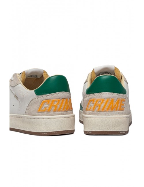 scarpe crime london UOMO BIANCHE - CHELSEA - 14200PP7.10 vista posteriore