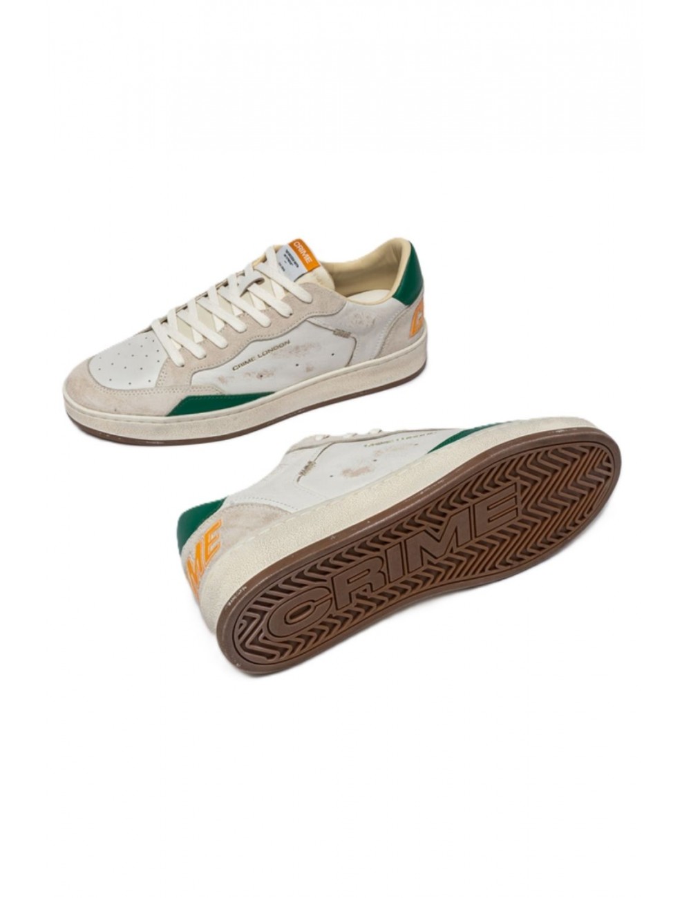 scarpe crime london UOMO BIANCHE - CHELSEA - 14200PP7.10 vista dettaglio