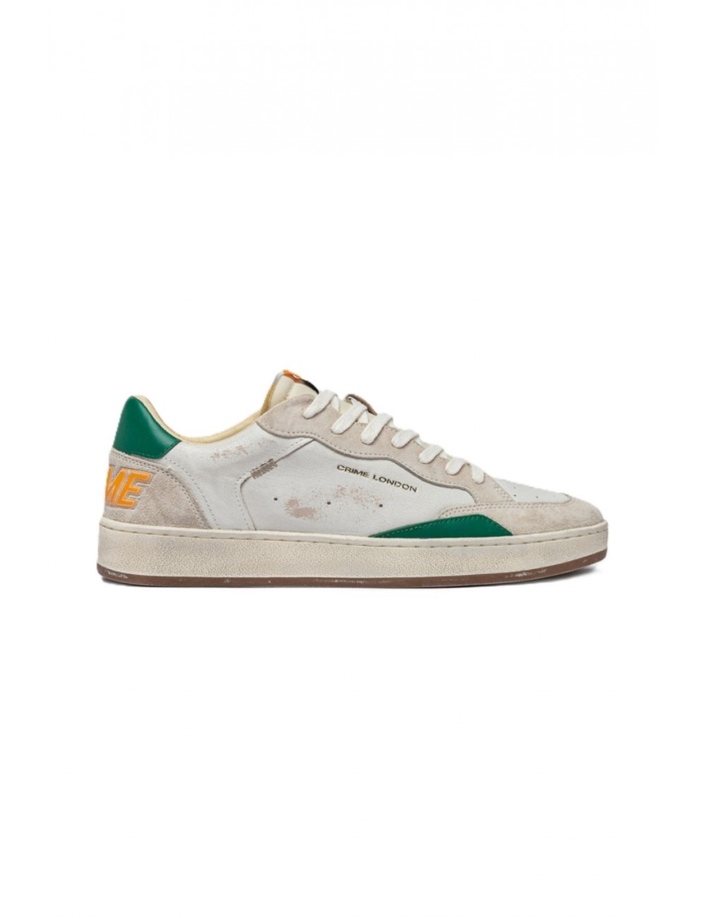 scarpe crime london UOMO BIANCHE - CHELSEA - 14200PP7.10 vista laterale