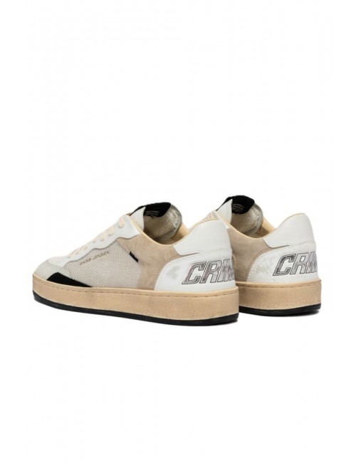 scarpe crime london UOMO BIANCHE - CHELSEA - 19200PP8.10 vista posteriore