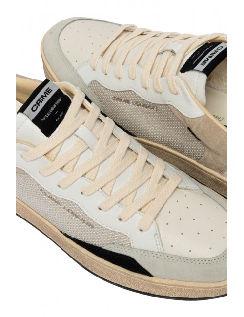 scarpe crime london UOMO BIANCHE - CHELSEA - 19200PP8.10 vista superiore