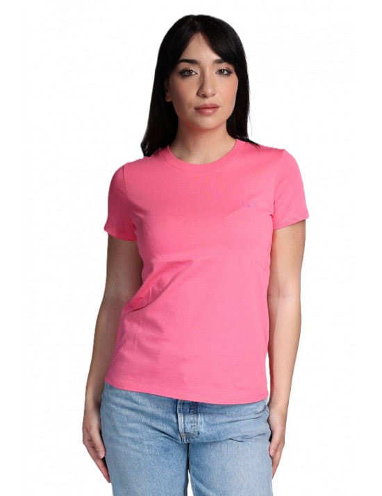 t-shirt sun68 DONNA 20 FUXIA - T36201 vista frontale