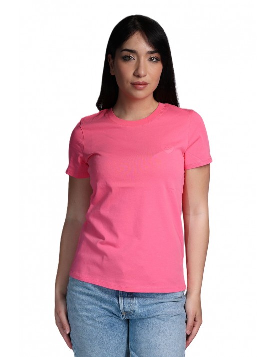 t-shirt sun68 DONNA 20 FUXIA - T36203 vista frontale