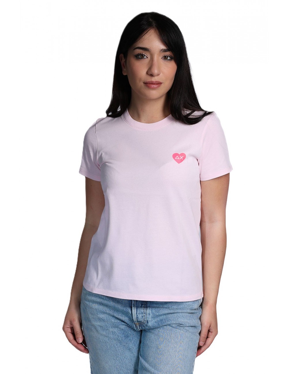 t-shirt sun68 DONNA 04 ROSA - T36203 vista frontale