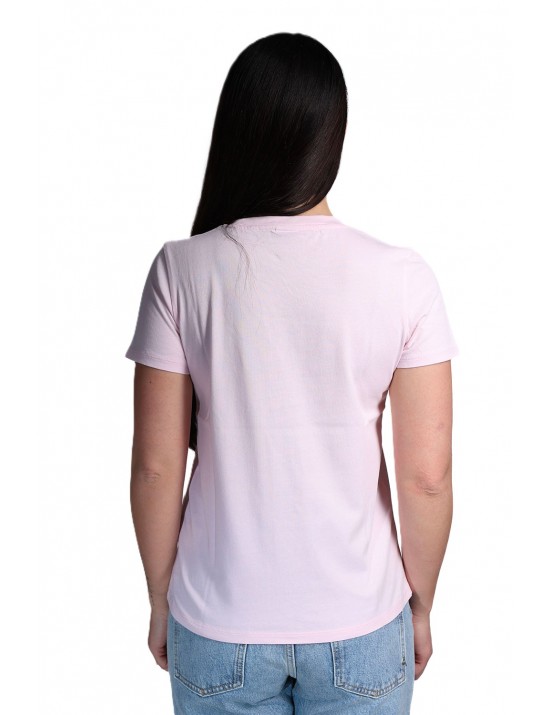 t-shirt sun68 DONNA 04 ROSA - T36203 vista frontale