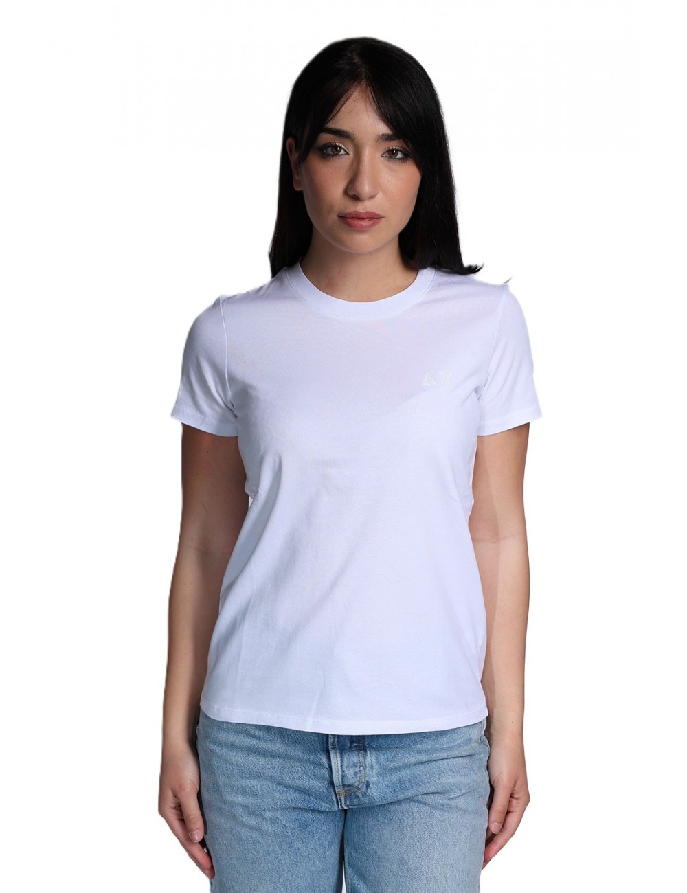 t-shirt sun68 DONNA 01 BIANCA - T36201 vista frontale