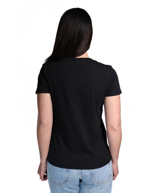 t-shirt sun68 DONNA 11 NERA - T36201 - vista posteriore