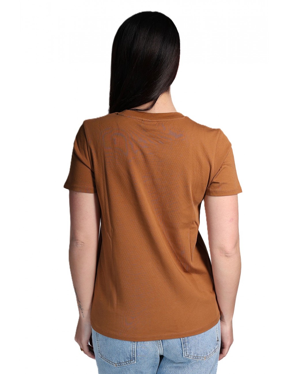 t-shirt sun68 DONNA MARRONE 93 VOLPE - T36203 - vista frontale