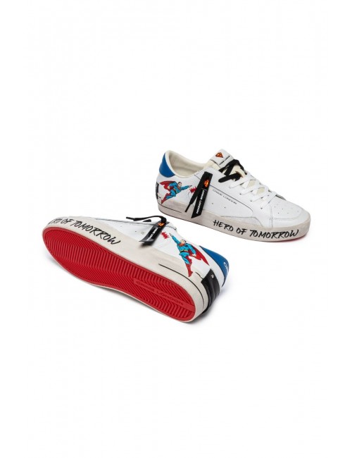scarpe crime london UOMO BIANCHE - 77250PP7.10 vista dettagli