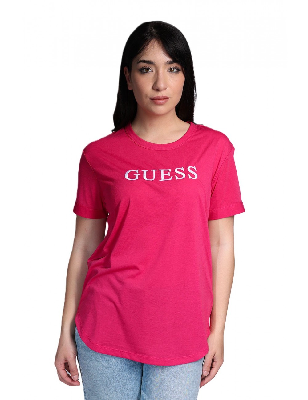 t-shirt guess DONNA FUCSIA G60V - V4RI13KB9I0 vista frontale