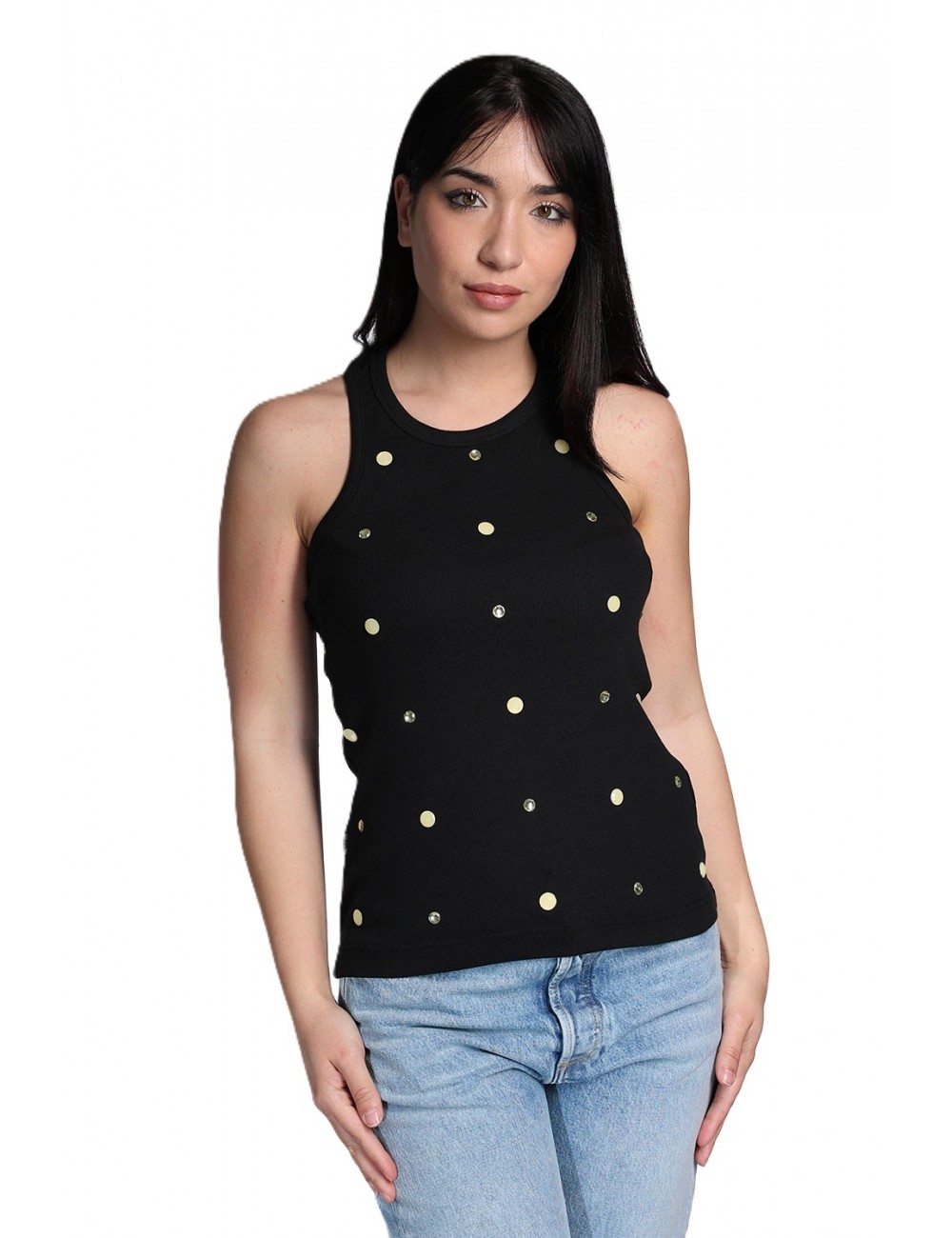 canotta jijil DONNA 0002 NERA - JPE26CN358 vista frontale