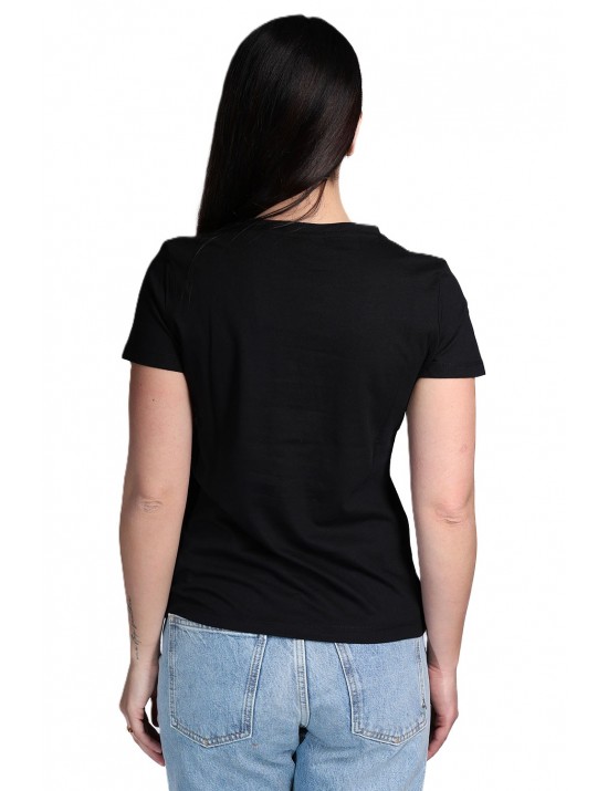 t-shirt guess DONNA NERA JBLK - V5RI06I3Z14 vista frontale