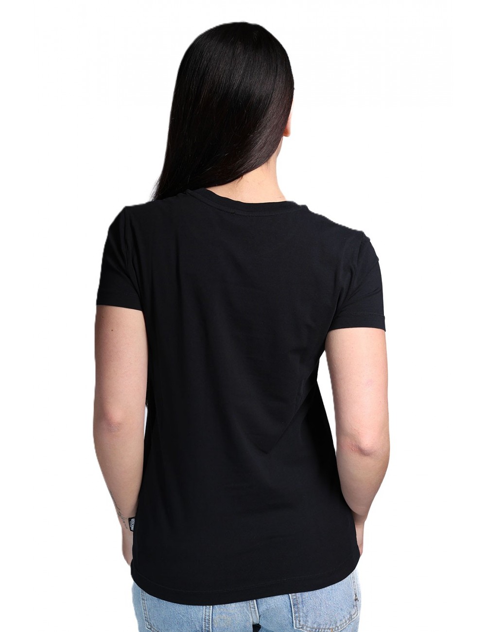 t-shirt moschino DONNA NERA  0555 - V6A0701 - 4410 vista posteriore