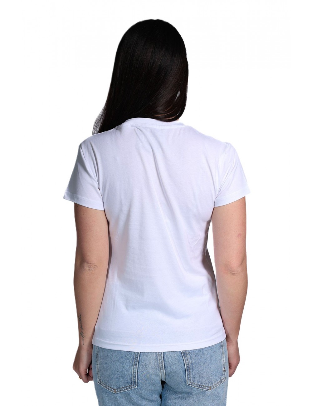 t-shirt john richmond DONNA WHITE - UWP26279TS vista posteriore